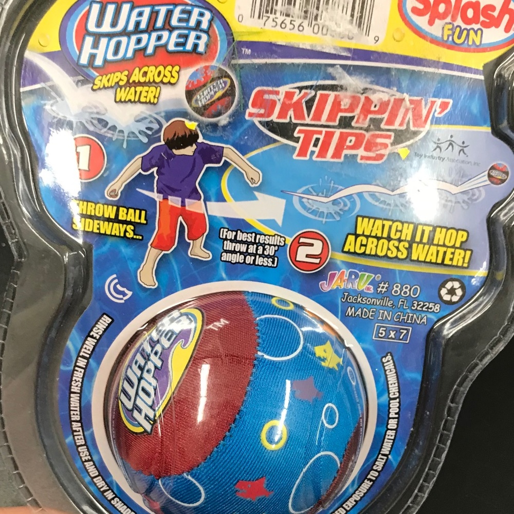 Water Hopper Toy Splash Skips Across Water Pool Lake Toy Jaru